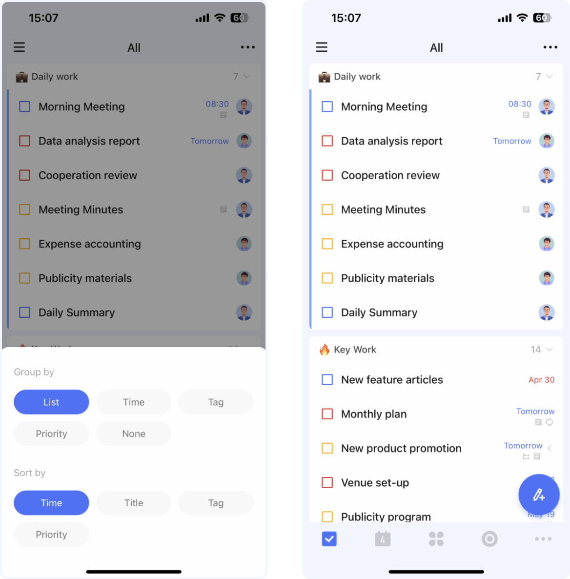If you want to view the deadlines of all tasks in each list in a folder