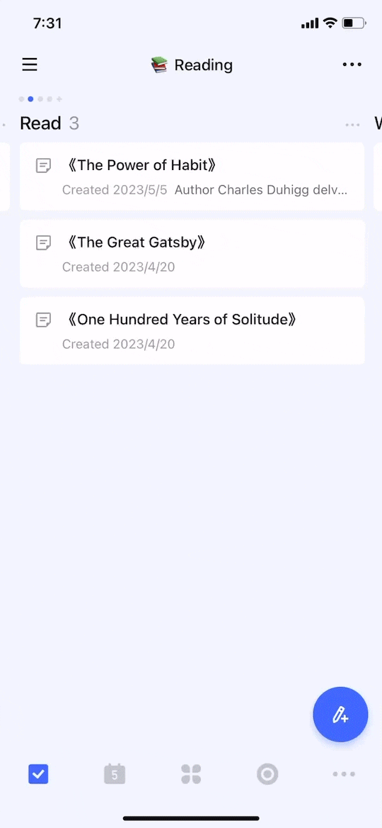 And to change the note sorting just long press and drag the notes to