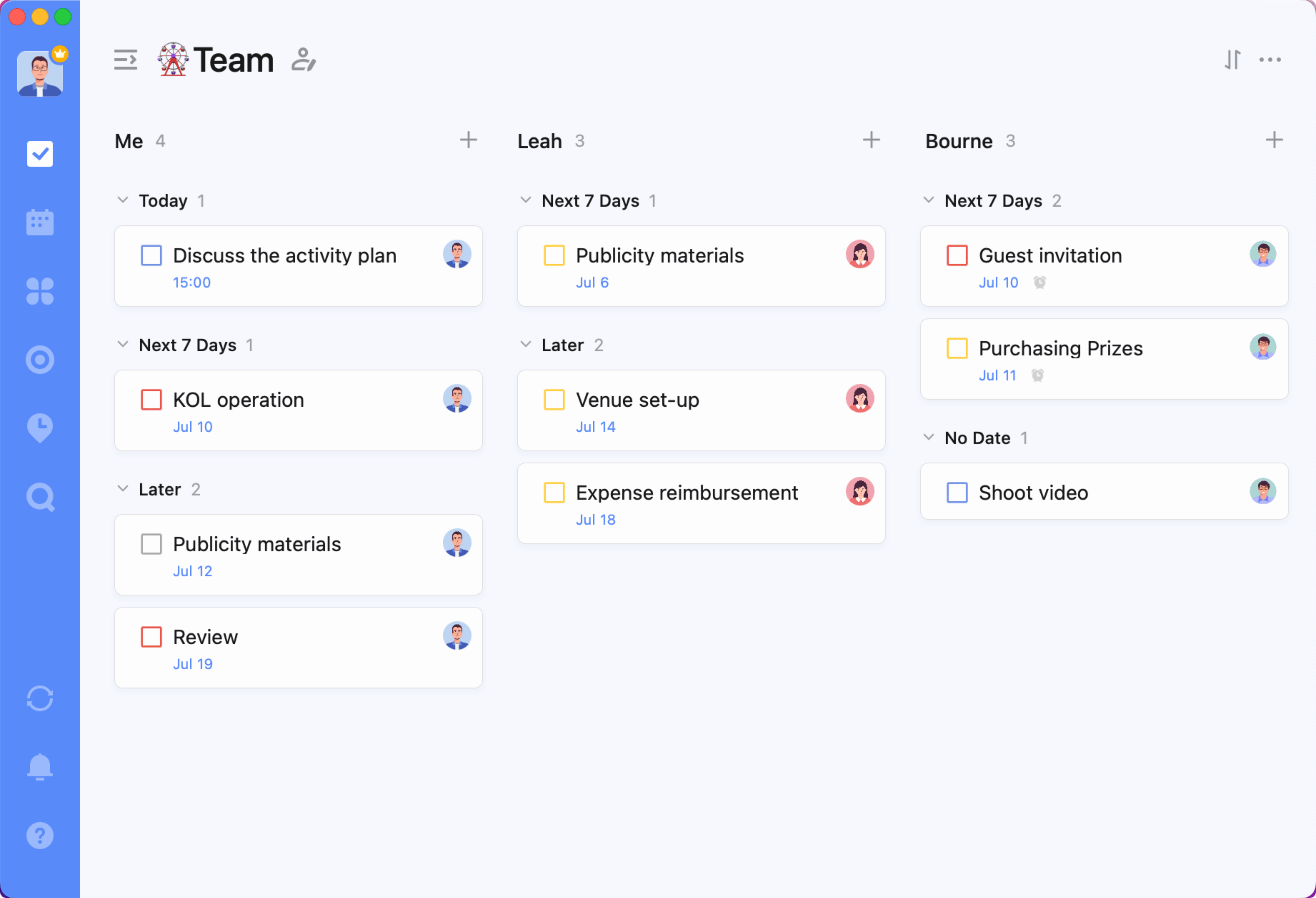 Application de checklist quotidienne TickTick